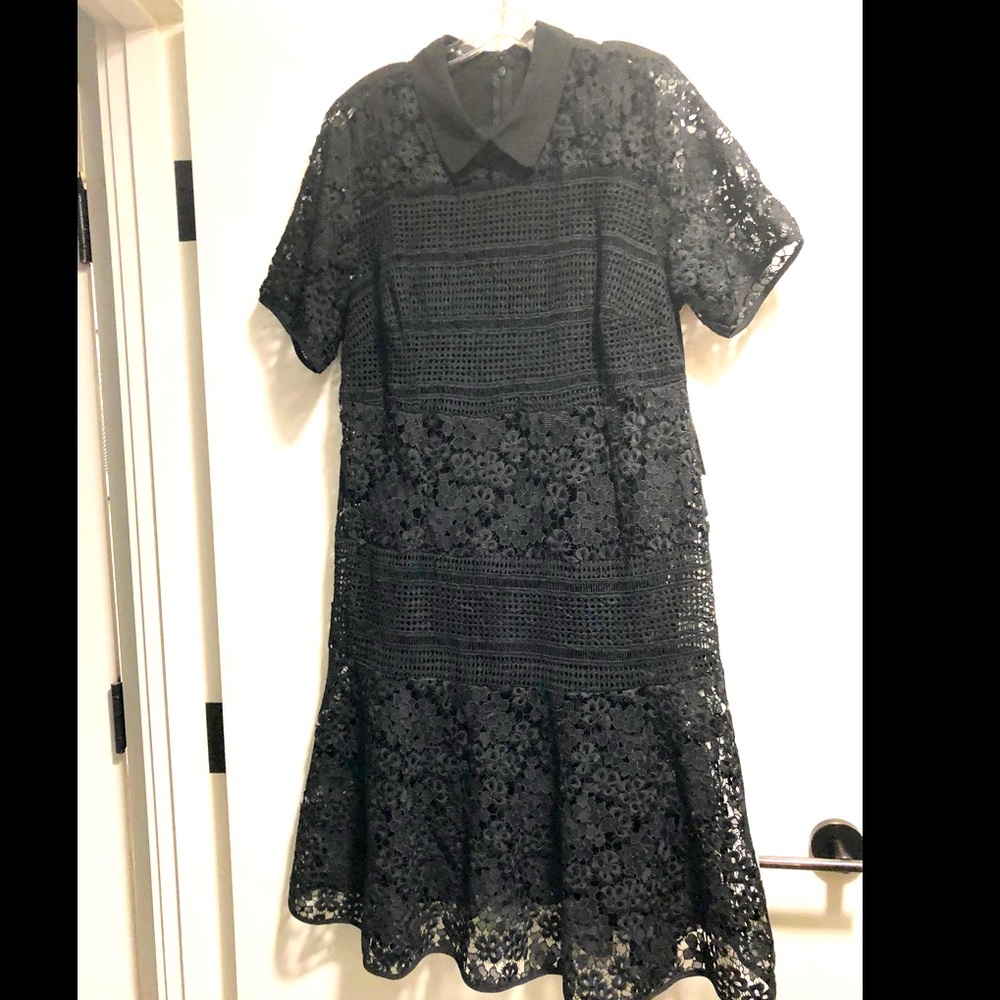Eloquii Black Lace Dress